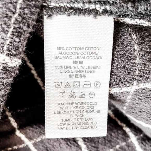 Free People Textured Grid Wrap-front top - Picture 4 of 11